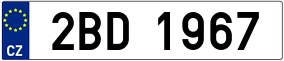 Truck License Plate
